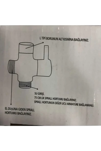 Robot Duş Seti Yönlendirici Musluk - Resim 3