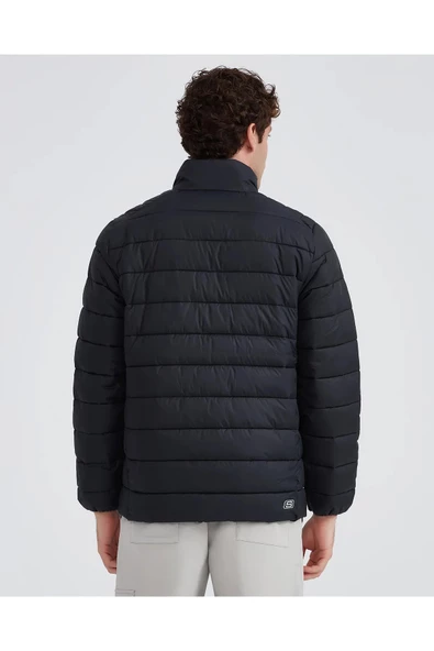 Skechers S231242-001 M Outerwear Padded Erkek Spor Mont - 5