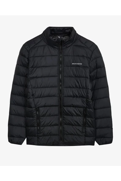 Skechers S231242-001 M Outerwear Padded Erkek Spor Mont - 6