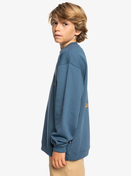 Quiksilver EQBFT03908-18314 Screen Crew Erkek Çocuk Sweatshirt - 4