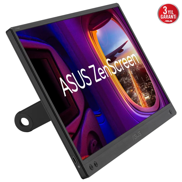 ASUS ZENSCREEN MB166CR 15.6 IPS 1920x1080 5MS USB-C 3YIL MAT EKRAN,360° DAYANAKLI STAND, DUSUK MAVI ISIK TASINABILIR USB MONITOR - 4