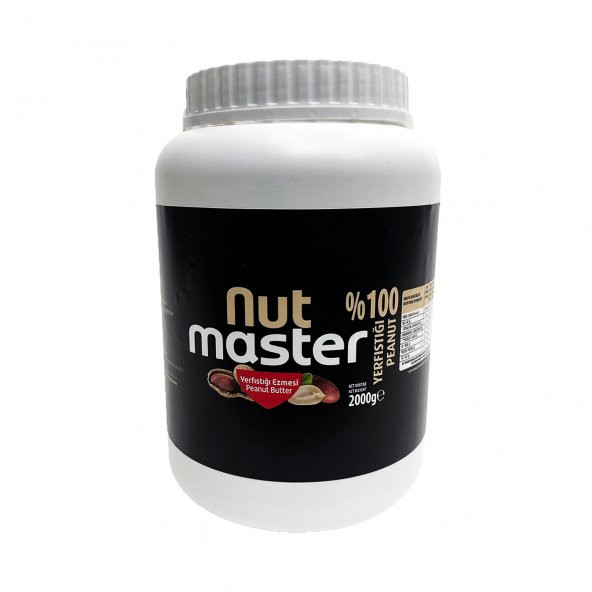 Nut Master Yer fıstığı Ezmesi (100) 2 KG