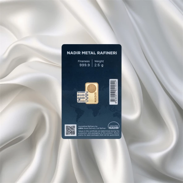 2.5 Gr 24 Ayar 999.9 Nadir Gram Altın - 2