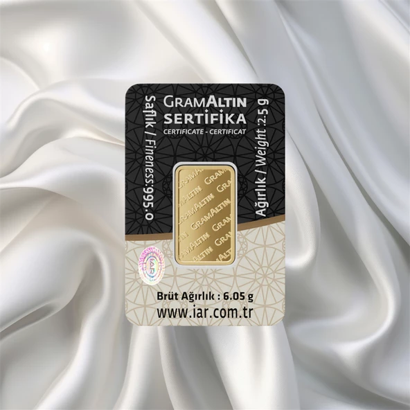 2.5 GR 24 AYAR İAR GRAM ALTIN - 2