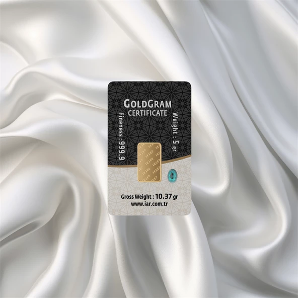 5 Gr 24 Ayar 999.9 İar Gram Altın - 2