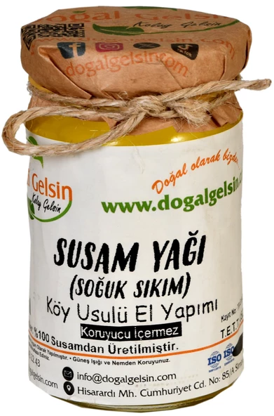 Doğal Gelsin Susam Yağı (Soğuk Sıkım) - 100 ml