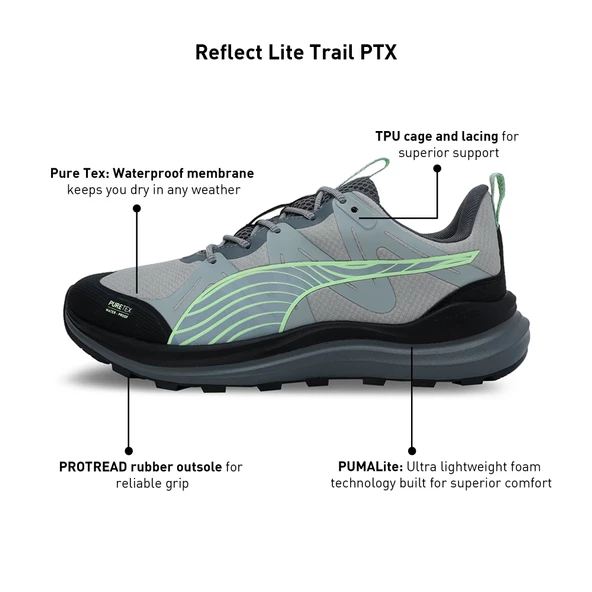 Puma 310095 02 Reflect Lite Trail PTX Kadın Ayakkabı - 10