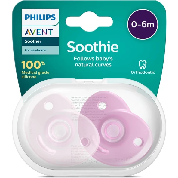 Avent Soothie Emzik 0-6 Ay Kız