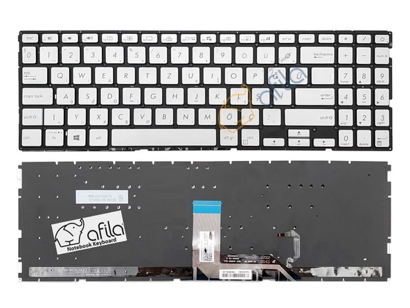 Asus VivoBook S15 S532 S532F S532FA S532FL Notebook Klavyesi, Laptop Tuş Takımı (Siyah TR)