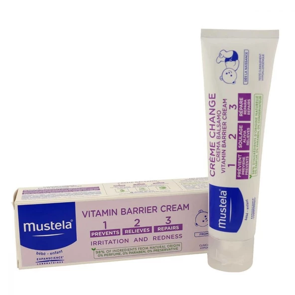 Mustela Baby Vitamin Barrier 1.2.3.Cream Pişik Önleyici Krem 100 ml