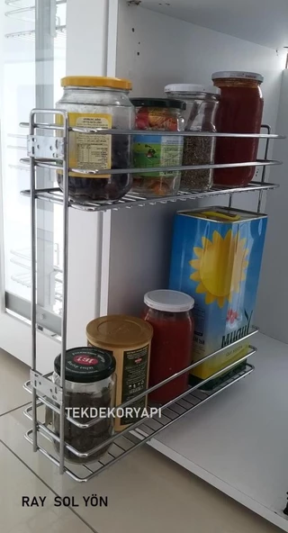 HUZUR TEZGAH ALTI ŞİŞELİK BLUM TANDEM TEK AÇILIM FRENLİ RAYLI - 2