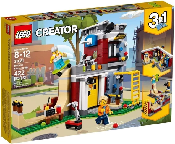 LEGO 31081 Creator Modüler Kaykay Evi