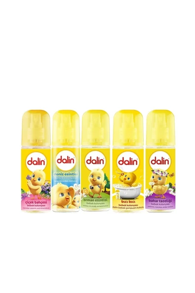 Dalin Bebek Kolonyası 100 Ml (bıcı Bıcı- Orman- Bahar- Çicek- Deniz) Karma 5 Li Set - 2