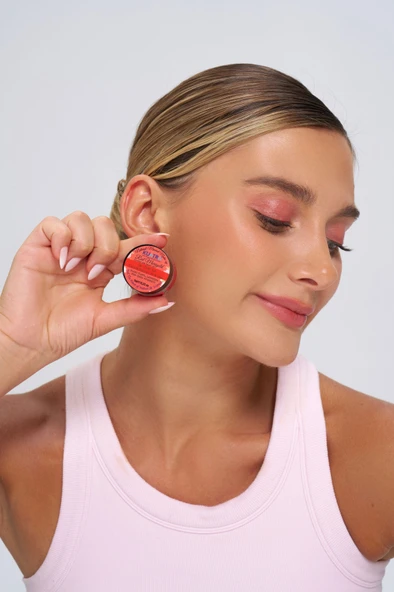 Kuatra Red Marigold Doğal İçerikli Nemlendirici - Antioksidan Işıltı Veren Balm (Ruj - Allık - Göz Farı) 7ml - 8