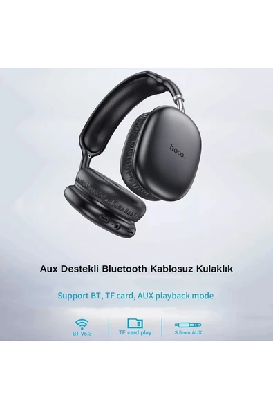 Bluetooth Kablosuz Kulaklık 45 Saat Kullanım Süresi Premium Kalite - 3