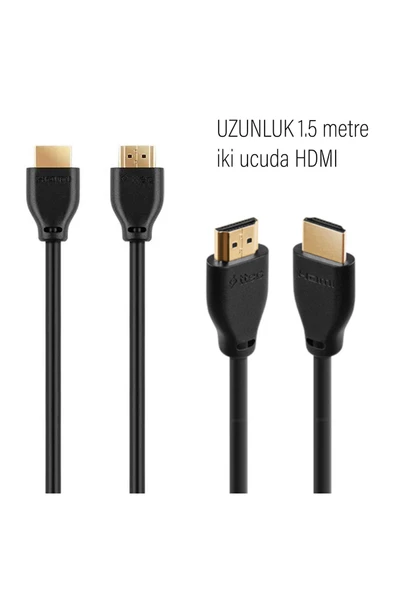 Hdmi Kablo Erkek Erkek Uçlu HDMI 4K HDR ARC Kablo 1.5metre 150cm - 2