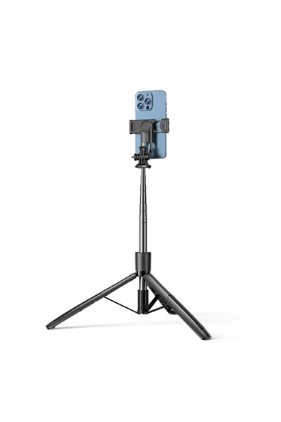 Monopod Tripod Selfie Çubuğu Bluetooh Uzaktan Kumandalı 158cm - 5