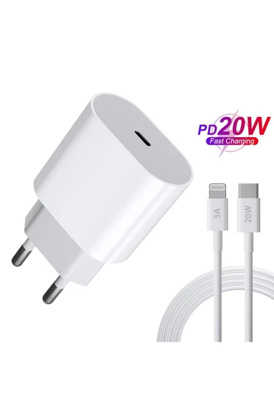 iPad Pro 12.9 2. nesil 1. nesil Uyumlu 20W HIZLI Şarj Aleti Adaptörü 20W Ligtning Şarj Kablosu - 4