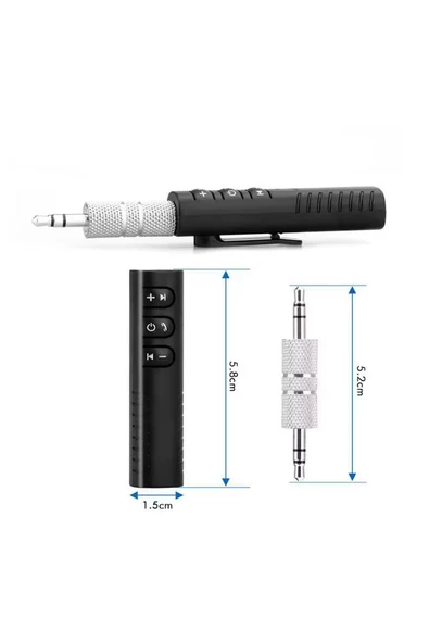 Araç Aux / Oto Teyp Aux Kablosuz Bağlantı Bluetooth Yapma Kiti - 2