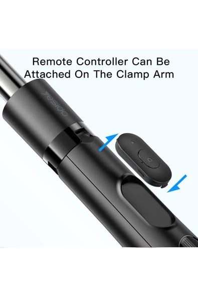 Monopod Tripod Selfie Çubuğu Bluetooh Uzaktan Kumandalı 158cm - 3