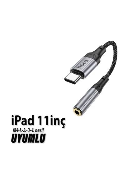 iPad 11 inç M4 1. 2. 3. 4. nesil Uyumlu Kulaklık Dönüştürücüsü Type-C Çevirici Aparat