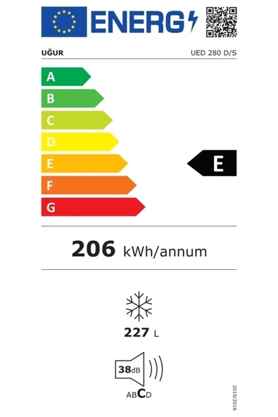 Uğur UED 280 D/S Sandık Tipi 236 Lt Derin Dondurucu/Soğutucu - 2