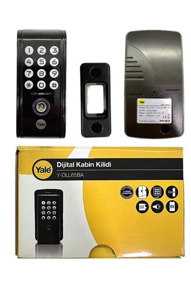 Yale kilit  Yale Dijital Kabin Kilidi Siyah - 4
