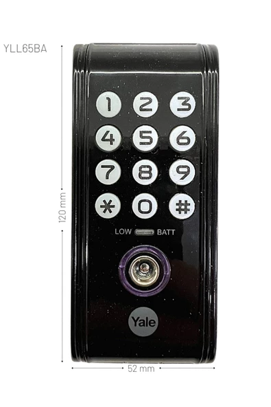 Yale kilit  Yale Dijital Kabin Kilidi Siyah