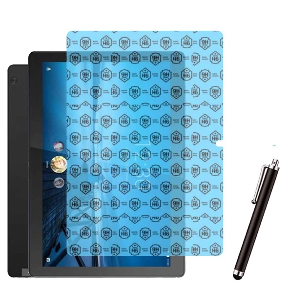 Lenovo Tab M10 TB X505F Uyumlu Kılıf Ekran Koruyucu Ve Kalem Set Mor - 3