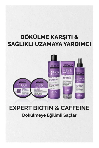 Urban Care Expert Biotin & Kafein Sprey Tonik 200 ml x 4 - 5