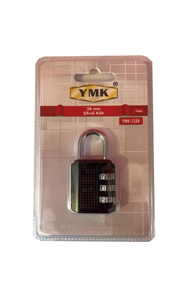 YMK  (KİLİTSEPETİ) Ymk 1338 Şifreli Asma Kilit 38MM
