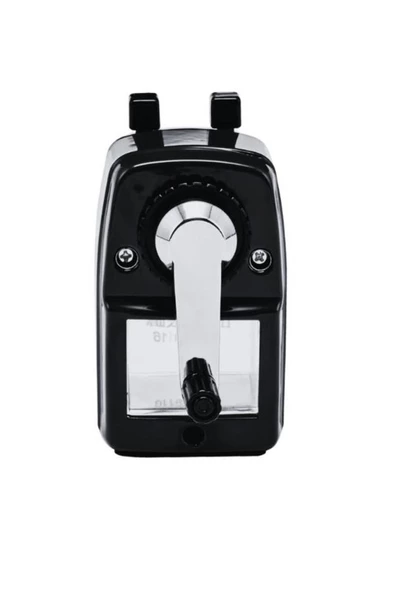 Mas Kollu Masa Tipi Metal Kalemtraş Küçük Siyah 6730 - 4