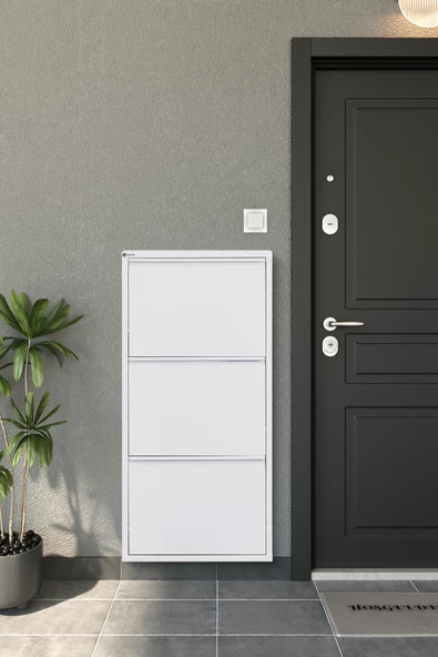 Arpelia 3'lü Metal Ayakkabılık