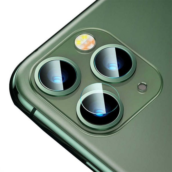 Apple iPhone 11 Pro Benks Seperated Kamera Lens Koruyucu Film Şeffaf