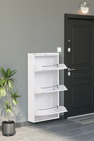 Arpelia 3'lü Metal Ayakkabılık - 4