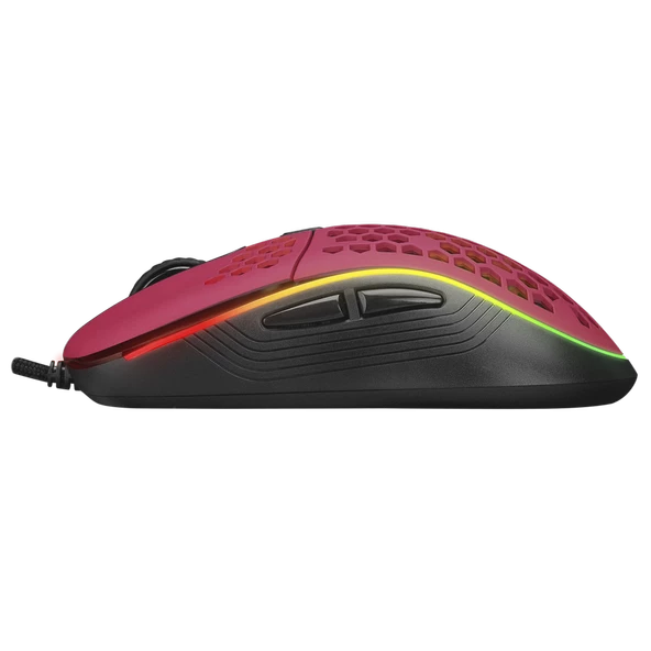 Rampage SMX-R85 GENTLE 6400dpi Kırmızı RGB Ledli Makrolu Gaming Oyuncu Mouse - 3