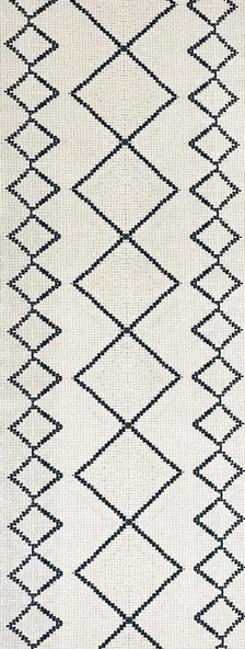 Dijital Baskı Kaymaz Taban Yıkanabilir Kesme Yolluk Oda Salon Mutfak İskandinav Krem Halı