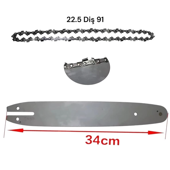 Ital Tırpan Dal Budama Aparatı 28mm X 9 Diş 91/22.5 Diş - Resim 4