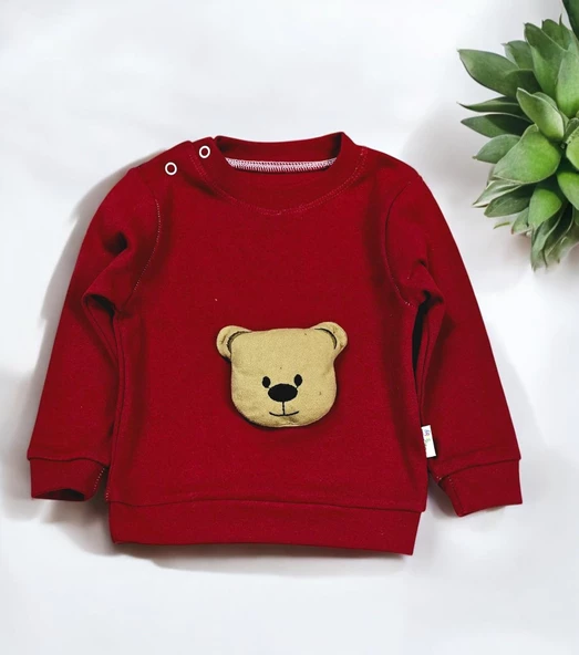 Ayıcık Figürlü Erkek Bebek Takım - 6