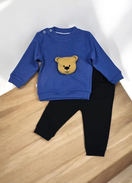 Ayıcık Figürlü Erkek Bebek Takım - 10