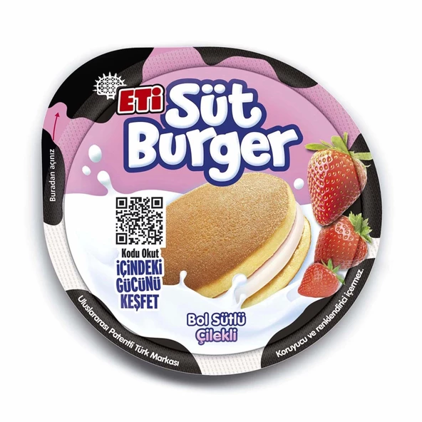 SÜT BURGER ÇİLEKLİ 35gr