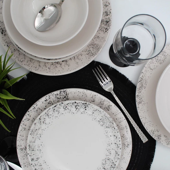 Spot 16 Parça Yemek Takımı Siyah - 3