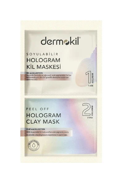 Dermokil Soyulabilir Hologram Maske 2* 7.5 ml