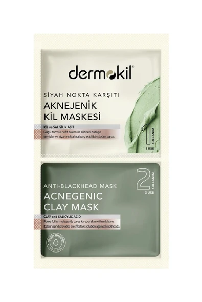 Dermokil Siyah Nokta Karşıtı Kil Maske 2* 7.5 ml