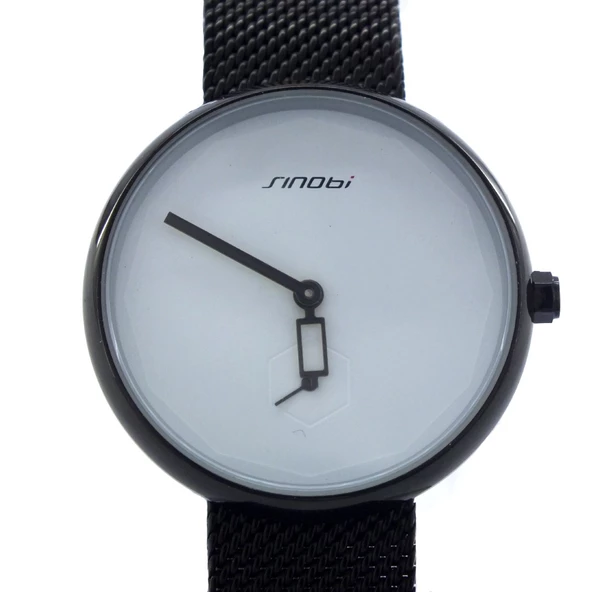 Sınobi Sade Çelik Kordonlu Analog Kadın Saat ST-106 - 3