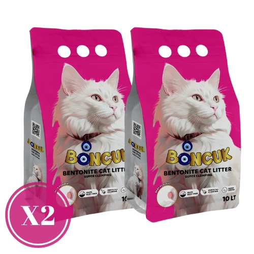 BONCUK BEBEK PUDRASI KOKULU 10L X 2 KEDİ KUMU