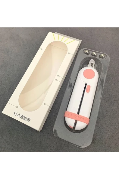 Yüksek Hassasiyetli LED Işıklı Evcil Hayvan Tırnak Makası ve Törpü Ergonomik Tasarım ve Kaymaz Tutuş - 2