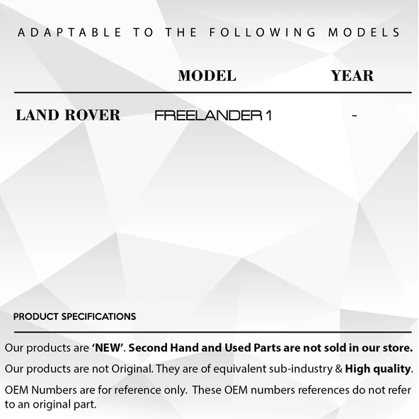 Land Rover Freelander 1 1997-2006 için Sunroof Motor Tamir Dişli - 2