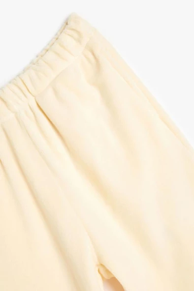 Koton Kız Çocuk Basic Jogger Eşofman Altı Beli Lastikli - 3