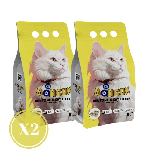 BONCUK PAPATYA KOKULU 5L X 2 KEDİ KUMU